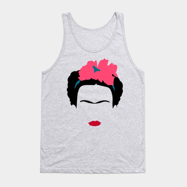 Frida Kahlo Tank Top by AquaMockingbird